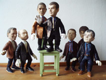 Gliederpuppen czech politicians