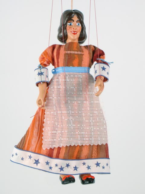 Dienstm�dchen , marionette puppe 