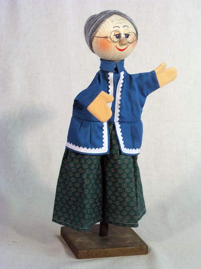 Gro�mutter , marionette handpuppe   