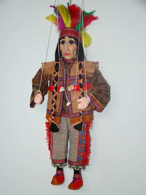 Indianer , marionetten