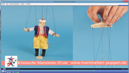 Wie die Marionette zu verwalten, holz 20cm