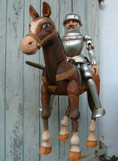 Ritter Holzmarionetten aus marionetten-puppen.de