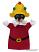 Polichinelle-pluschtier-handpuppe-MYB22222A|marionetten-puppen.de|Galerie-der-Tschechischen-Marionetten 
