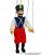 Dragoner-marionette-puppe-ma031|marionetten-puppen.de|Galerie-der-Tschechischen-Marionetten