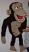 Schimpanse-marionette-Bauchredners-mp068a-|marionetten-puppen.de|Galerie-der-Tschechischen-Marionetten