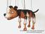 Jagdhund-hand-marionette-aus-holz-ru094a|www.marionetten-puppen.de