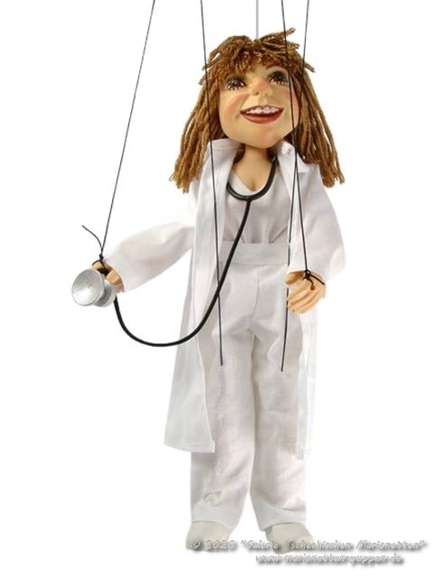 Marionette Arztin aus marionetten-puppen.de