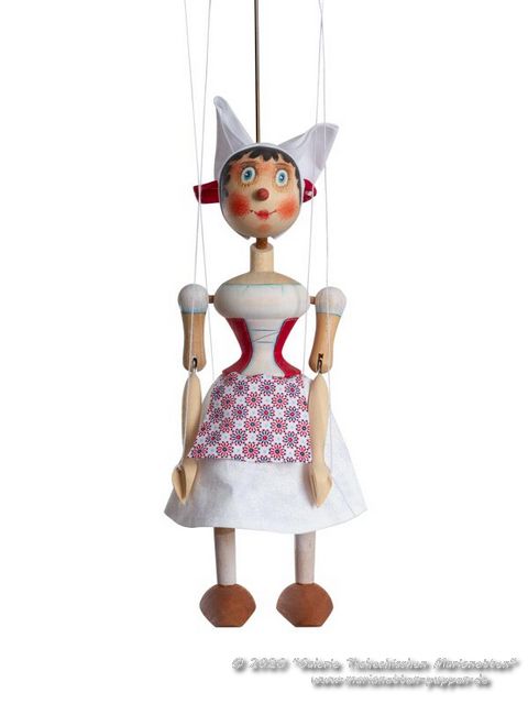 Bäuerin Holz marionette 