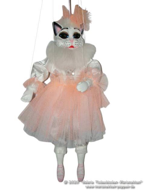 Katze Ballerina marionette  