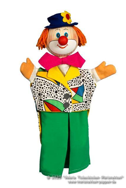 Clown handpuppe    