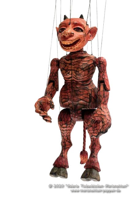 Teufel Holzmarionette