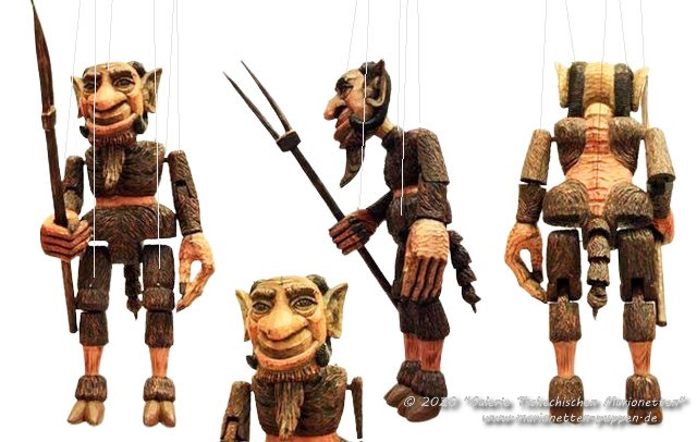 Teufel Holzmarionette