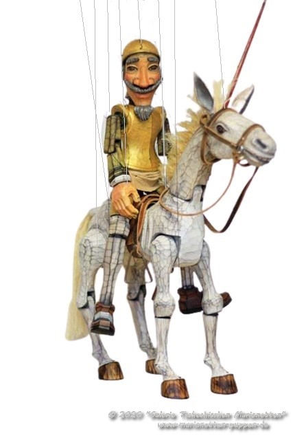 Don Quijot Holz marionette   