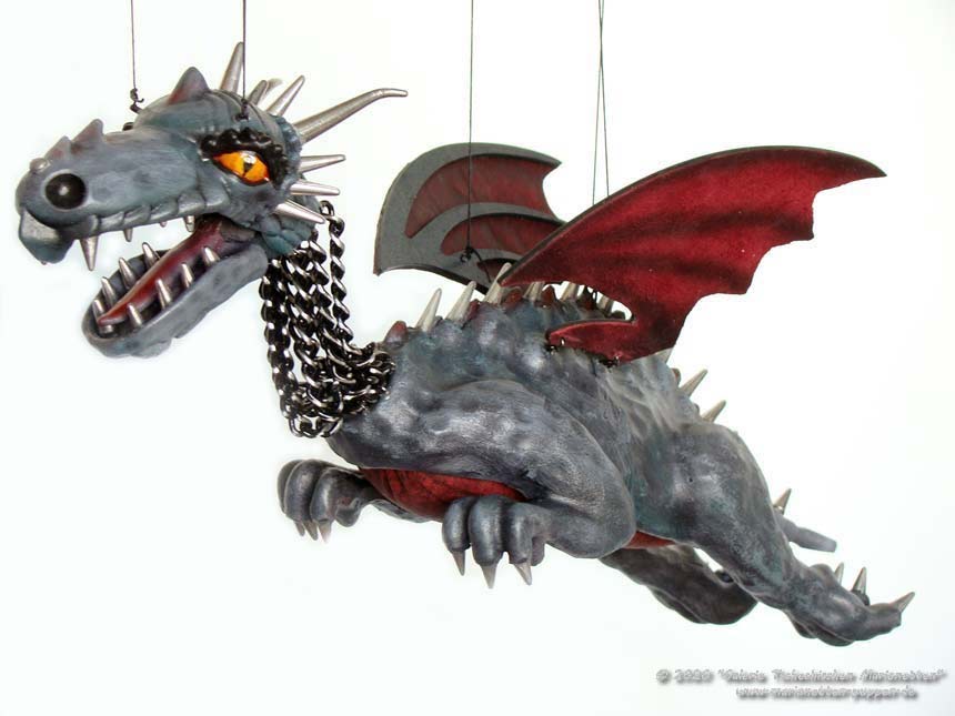 Drache marionette