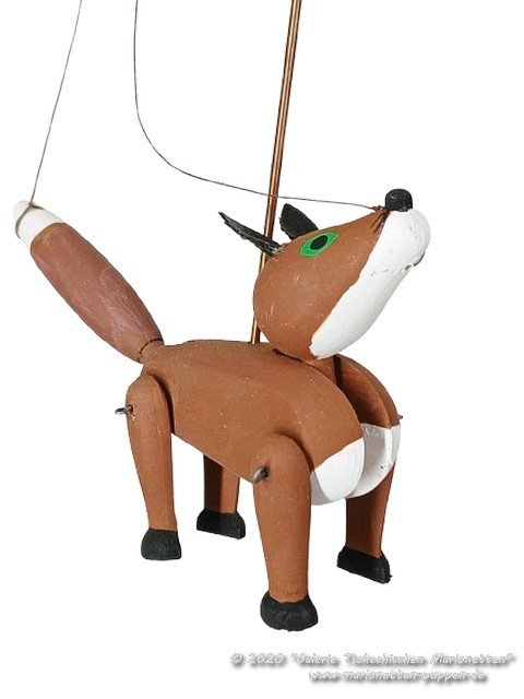 Fuchs holz marionette