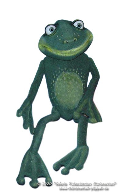 Frosch marionette Bauchredners   