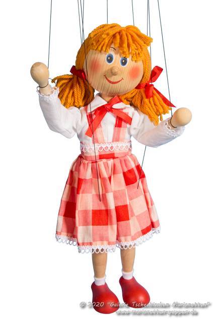 Gretel Holzmarionette  