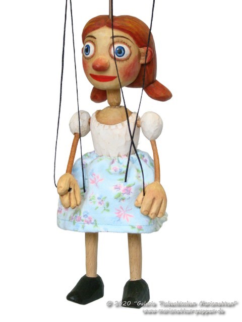 Gretel marionette aus holz