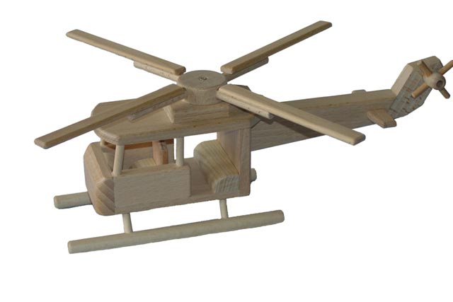 Helikopter Holzspielzeug                           