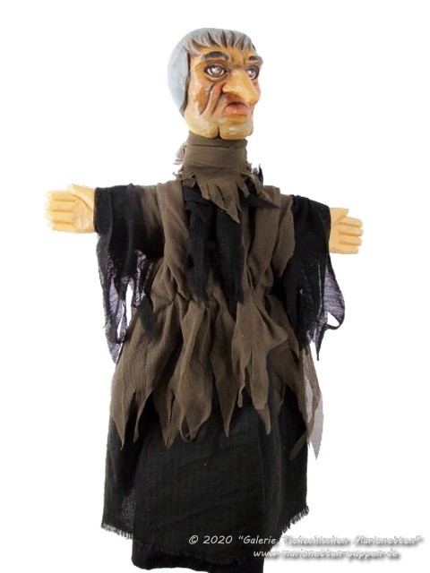 Hexe Handpuppe