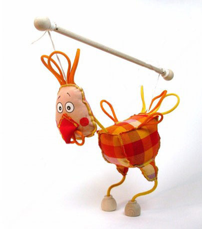 Huhn , marionette puppe Huhn , marionette puppe