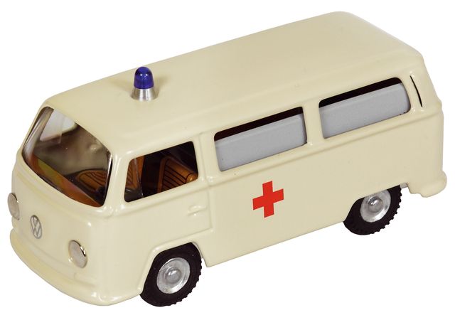 VW Bus T2 Rote Kreuz blechspielware 