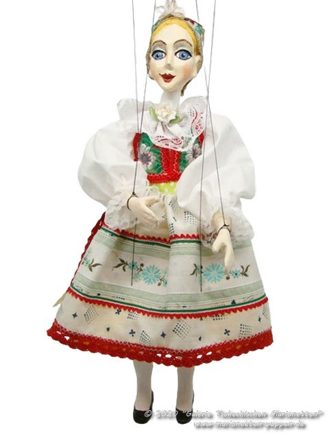 Marionette in Volkstracht Lanzhot