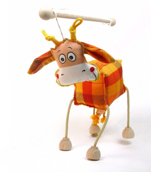 Kuh , marionette puppe Kuh , marionette puppe