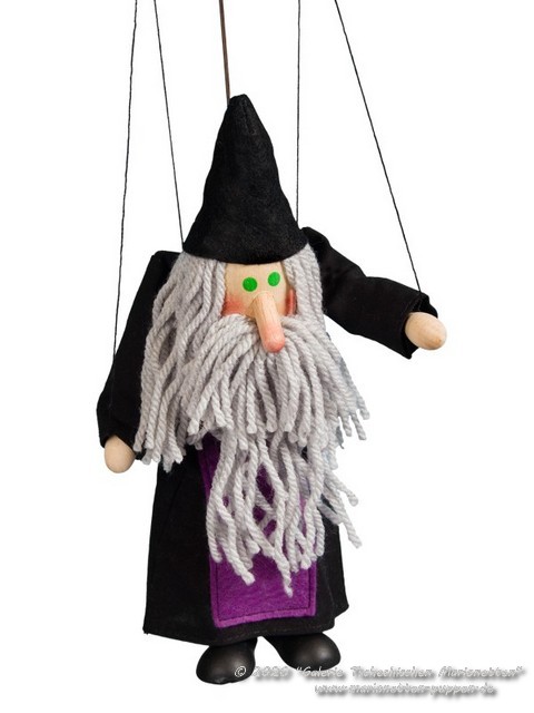 Zauberer Holzmarionette  