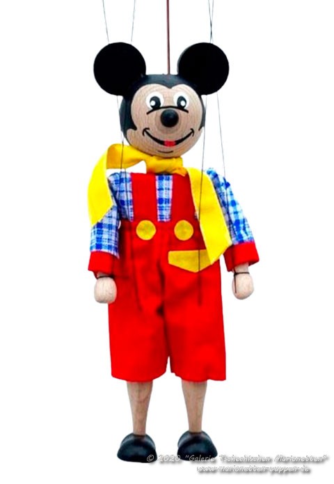 Mickey Mouse Holzmarionette