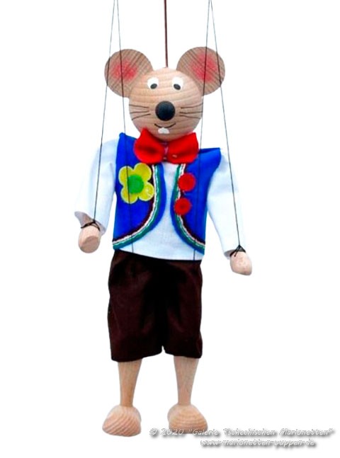 Mouse Holzmarionette