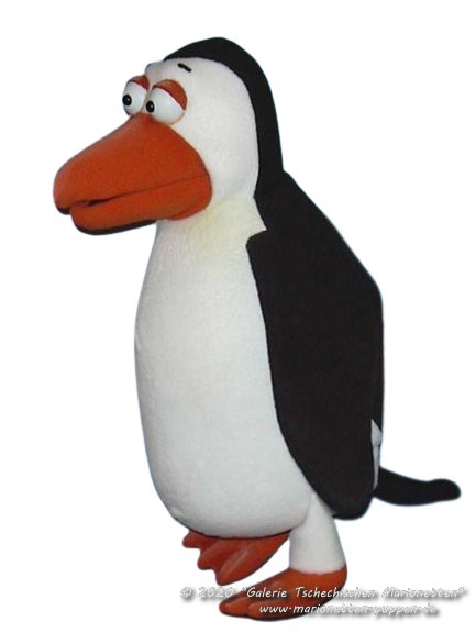 Pinguin marionette Bauchredners   