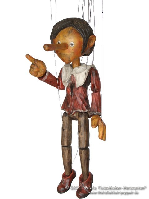 Pinocchio marionetten aus holz