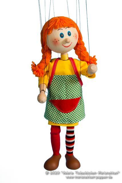 Pippilotta Holzmarionette   