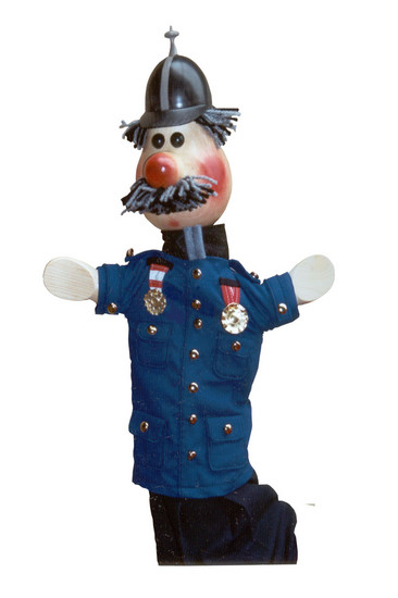 Polizei handpuppe  