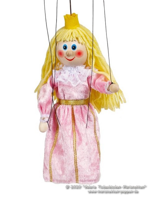 Prinzessin Holzmarionette