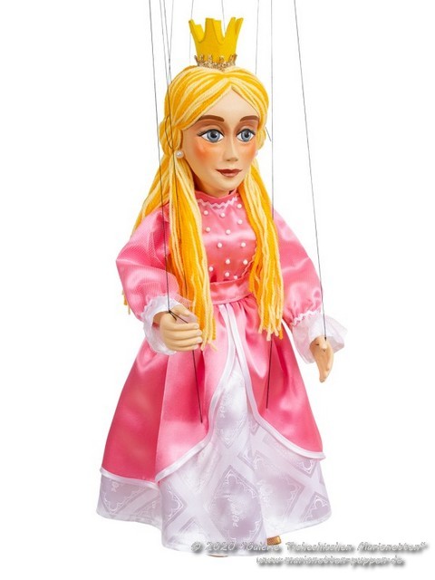 Prinzessin Holzmarionette