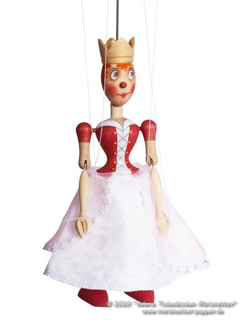 Prinzessin Holzmarionette 