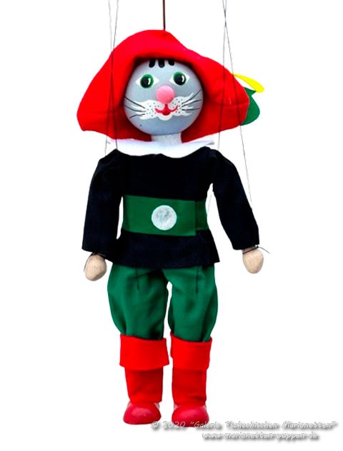 Der gestiefelte Kater Holzmarionette