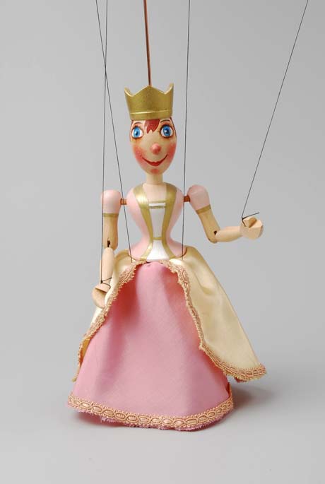 Königin Holzmarionette  