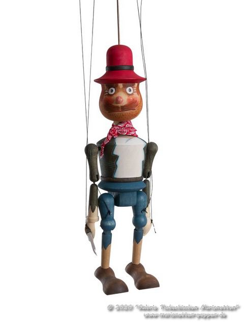 Räuber Holzmarionette 