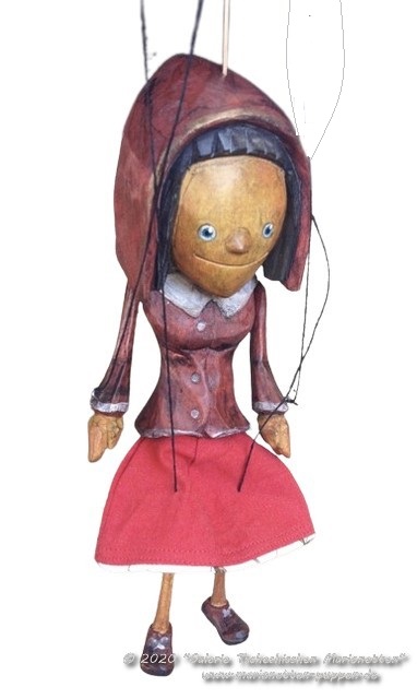 Rotkäppchen marionetten aus holz