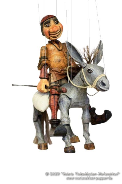 Sancho Panza Holzmarionetten   