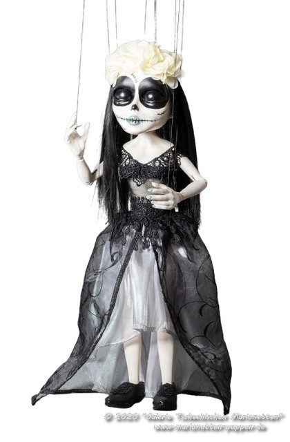 La Santa Muerte Weiß marionette