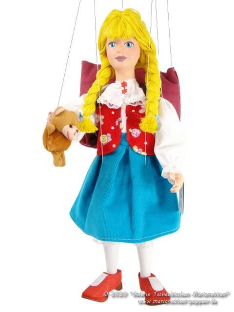 Schulmädchen marionette   