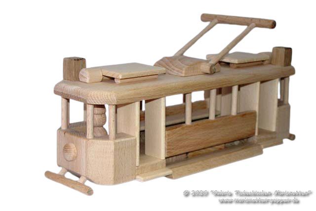 Die Straßenbahn Holzspielzeug                                                    