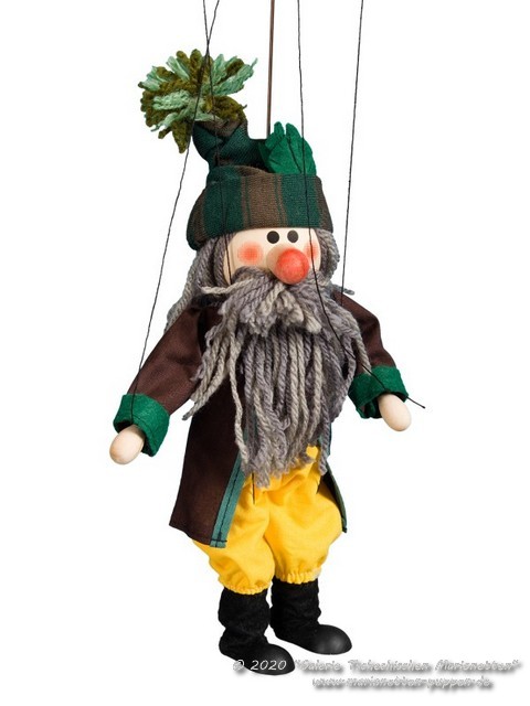 Troll Holzmarionette