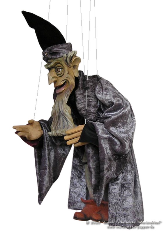 Zauberer Holzmarionette  