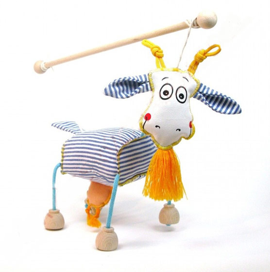 Ziege , marionette puppe Ziege , marionette puppe