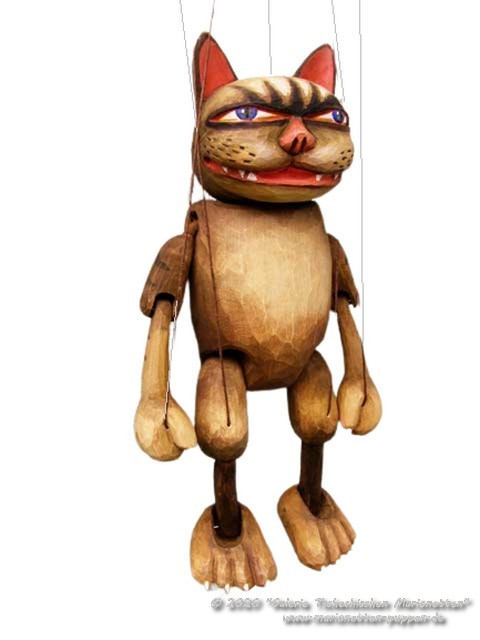 Der Kater Holz marionette   